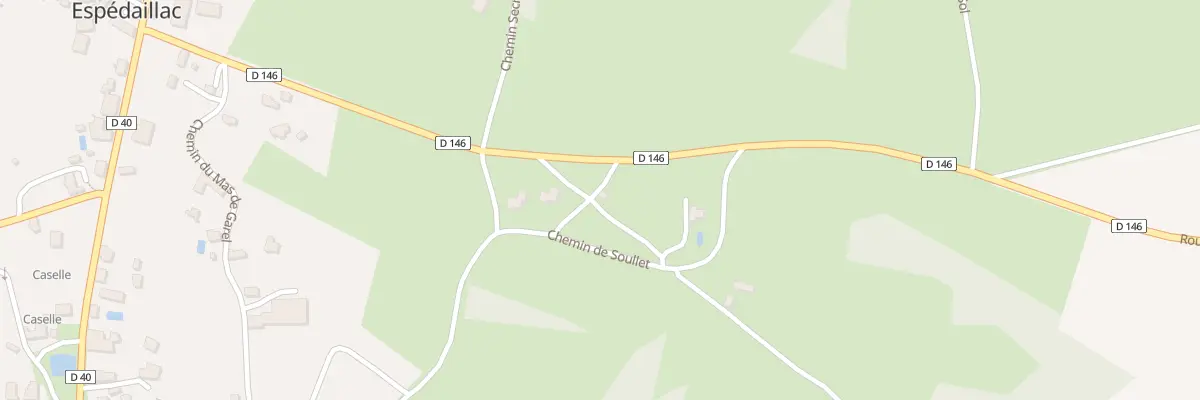 Plan du 5197 Soullet à Espédaillac