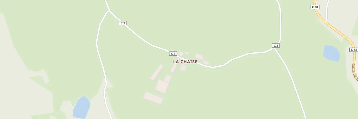 Plan du 5531 La Chaise à Peyrat-le-Château