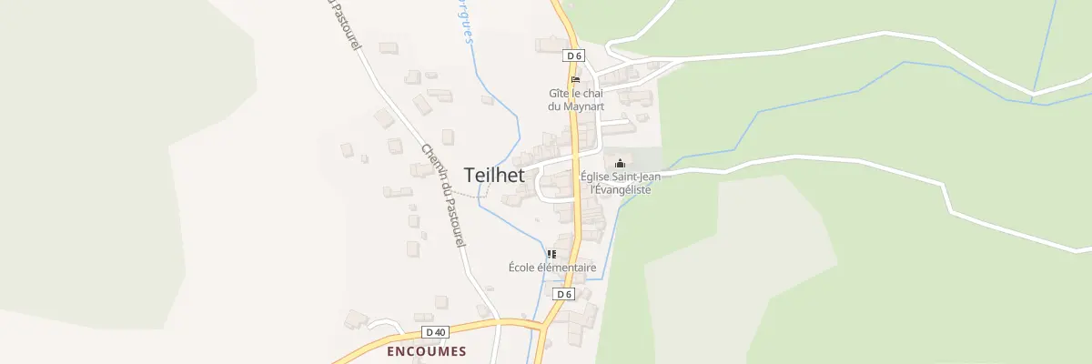 Plan du 20 Teilhet Village à Teilhet