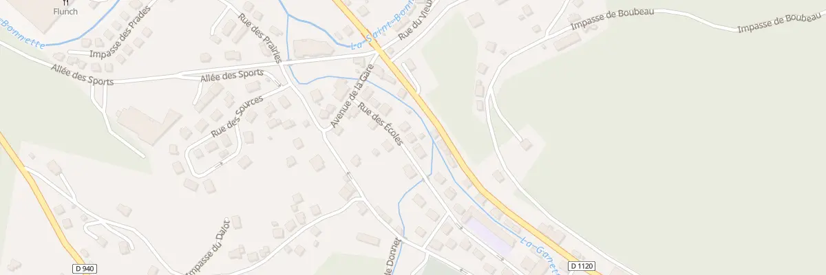 Plan du 14 Rue des Ecoles - Laguenne à Laguenne-sur-Avalouze