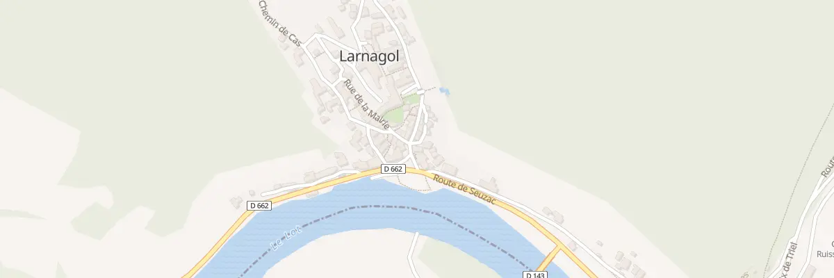 Plan du 5020 Le Bourg à Larnagol