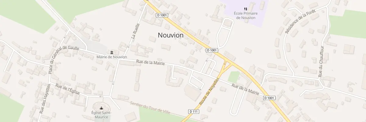 Plan du 6 Rue de la Mairie à Nouvion