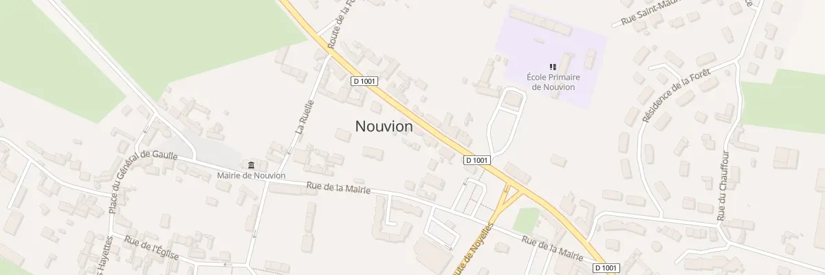 Plan du 89 Rte Nationale à Nouvion
