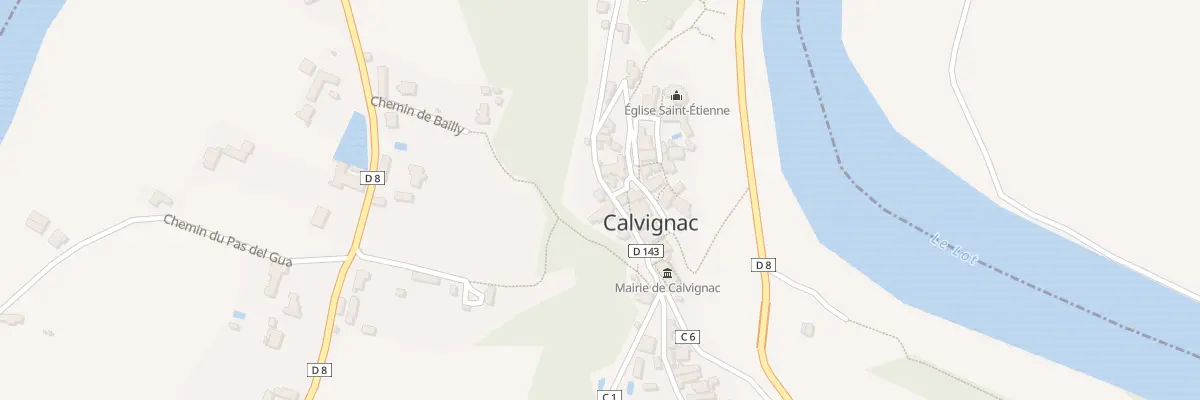 Plan du 5210F Calvignac à Calvignac