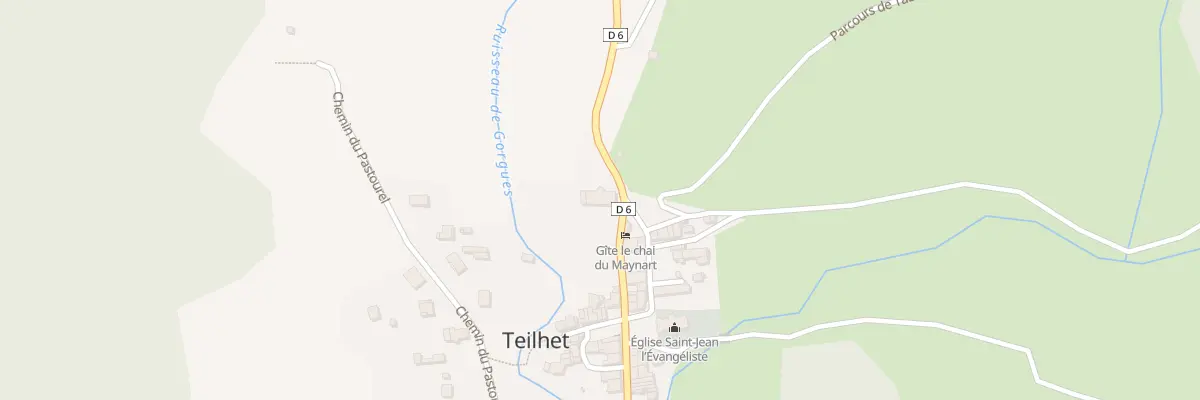 Plan du 3 Camp Grand à Teilhet