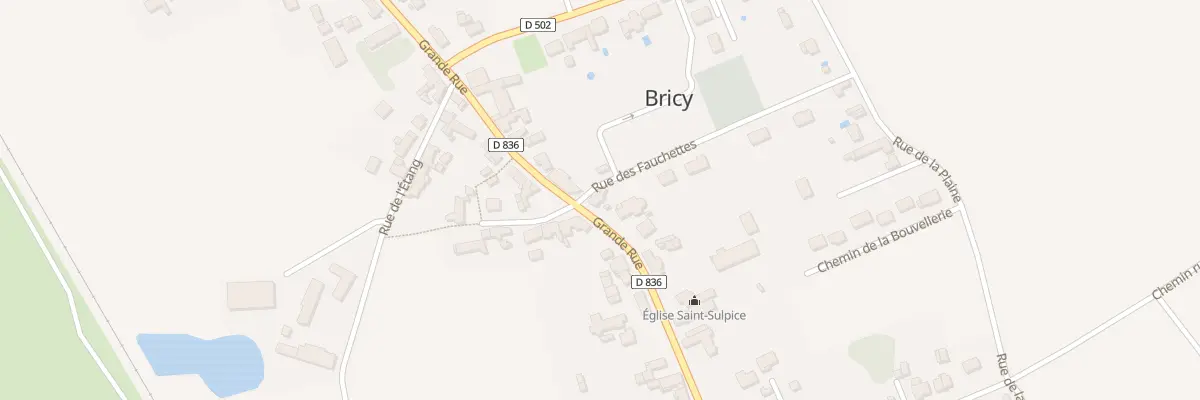 Plan du 275 Gr Grande Rue à Bricy
