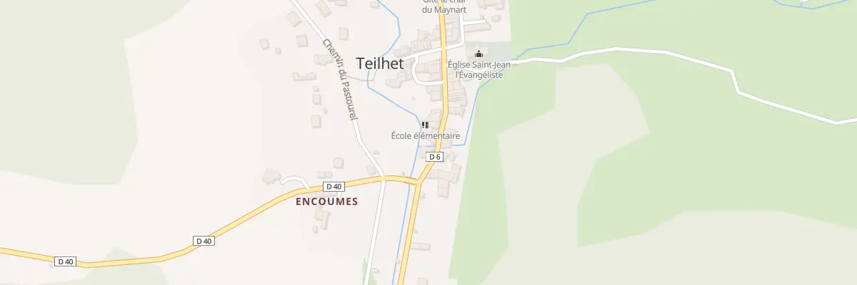 Plan du 35 Teilhet Village à Teilhet