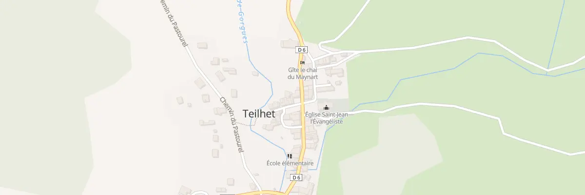 Plan du 11 Teilhet Village à Teilhet