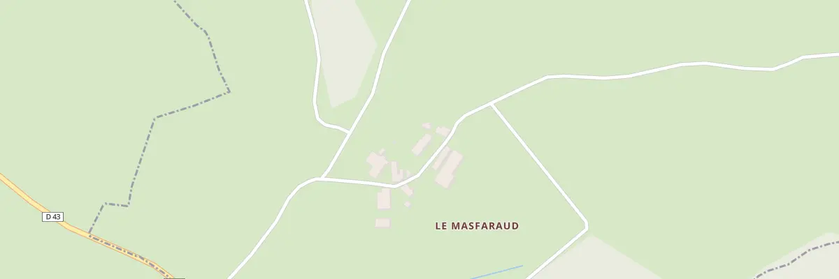 Plan du 3 Le Masfaraud à Janaillat