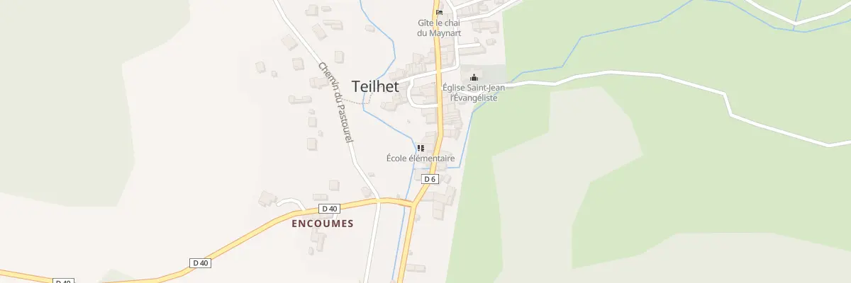 Plan du 30 Teilhet Village à Teilhet