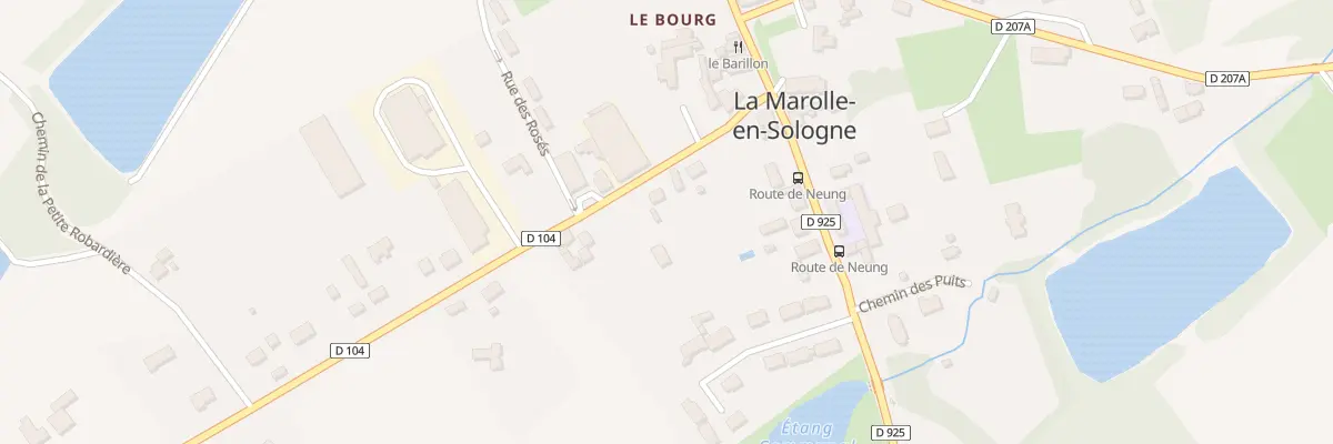 Plan du 8 Rue de la Grotte à La Marolle-en-Sologne