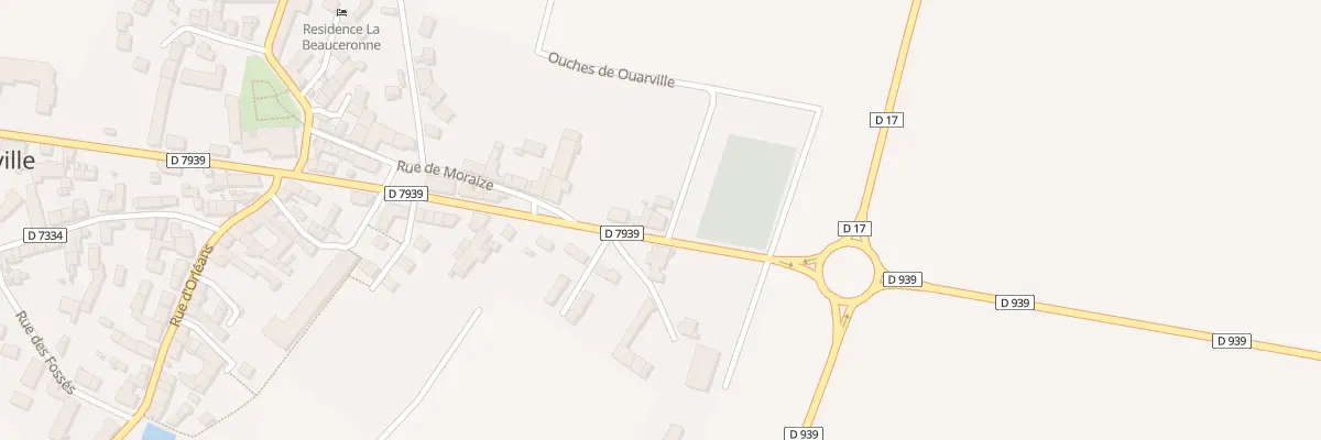 Plan du 21 Rue de la République à Ouarville