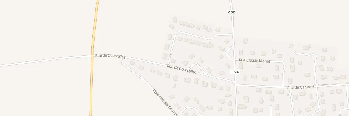 Plan du 12 Rue de Courcelles à Gisors