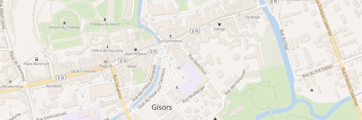 Plan du 12 Rue du General de Gaulle à Gisors