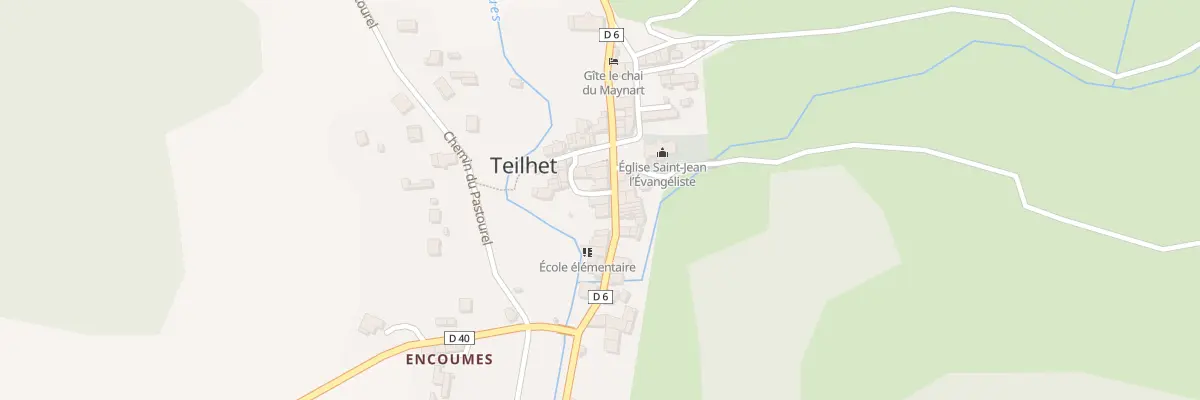 Plan du 24 Teilhet Village à Teilhet