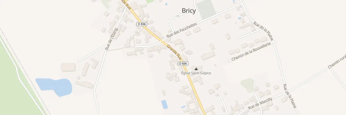 Plan du 316 Gr Grande Rue à Bricy