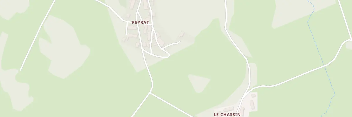 Plan du 11 Peyrat à Janaillat