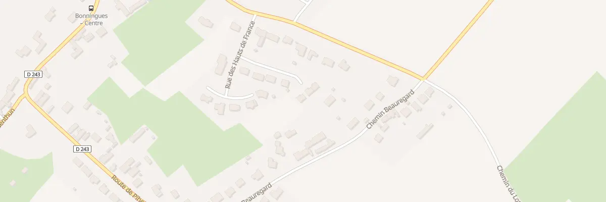 Plan du 13 Rue des Hauts-de-France à Bonningues-lès-Calais