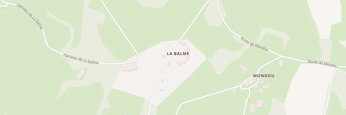 Plan du 5154 La Balme à Issendolus