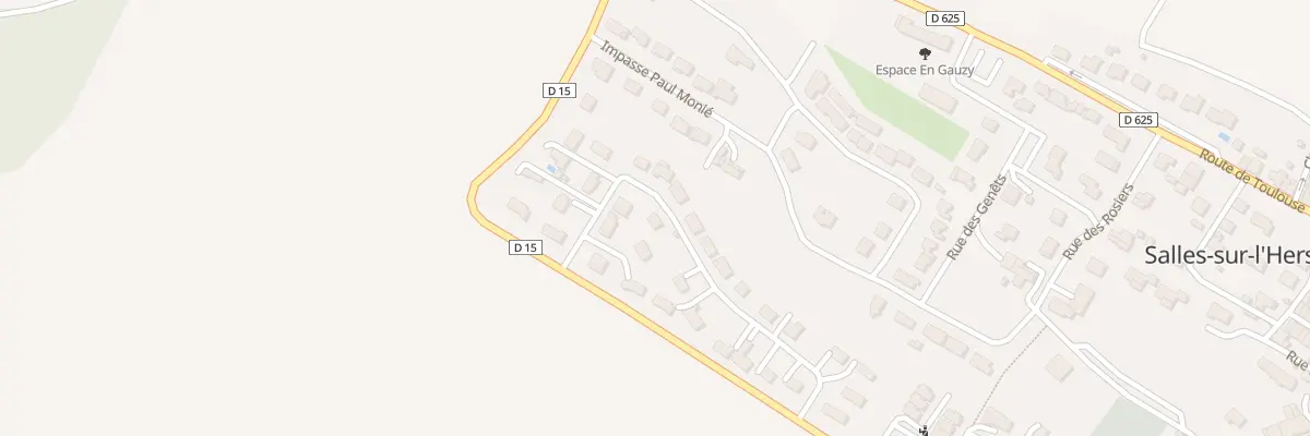 Plan du 10 Rue Francois Cazal à Salles-sur-l’Hers