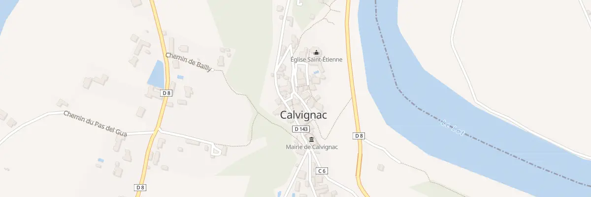 Plan du 5051 Calvignac à Calvignac