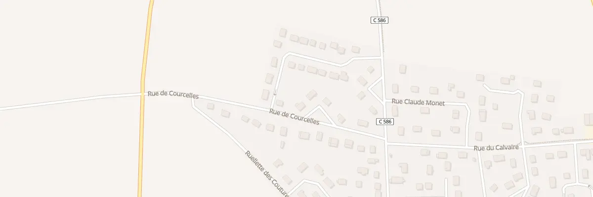Plan du 10 Rue de Courcelles à Gisors