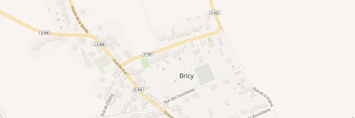 Plan du 150 Rte de Huêtre à Bricy