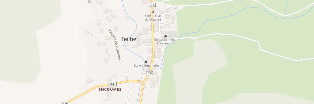 Plan du 27 Teilhet Village à Teilhet