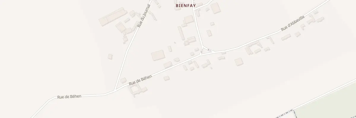 Plan du 6 Rue de Béhen BIENFAY à Moyenneville
