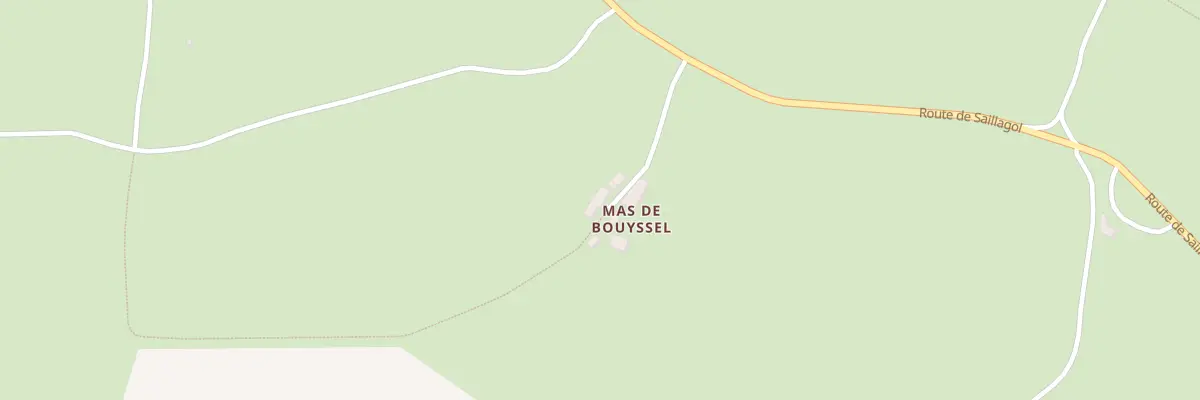 Plan du 5227 Mas de Bouyssel à Saint-Projet