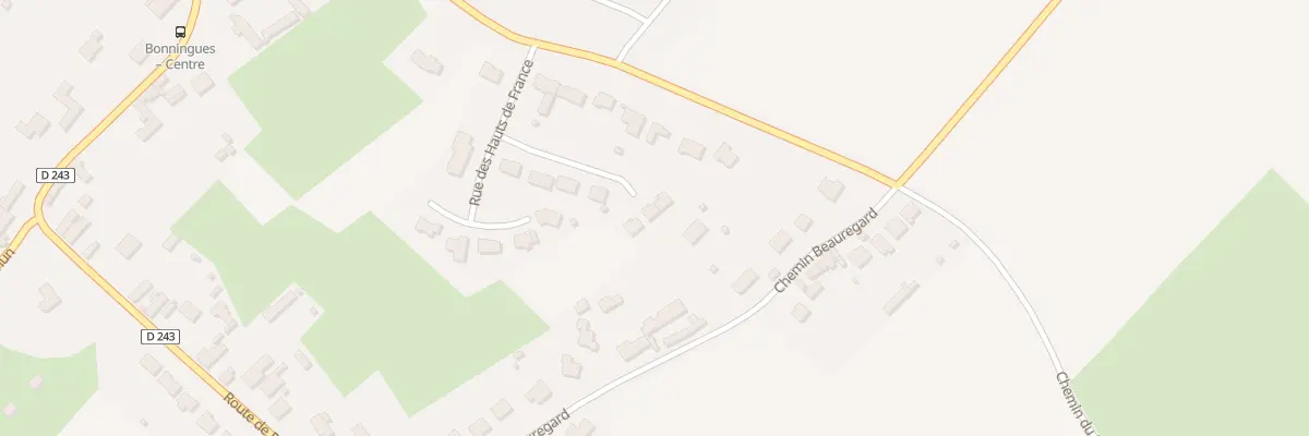 Plan du 14 Rue des Hauts-de-France à Bonningues-lès-Calais