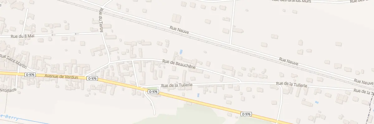 Plan du 21 Rue de Beauchêne à Villefranche-sur-Cher