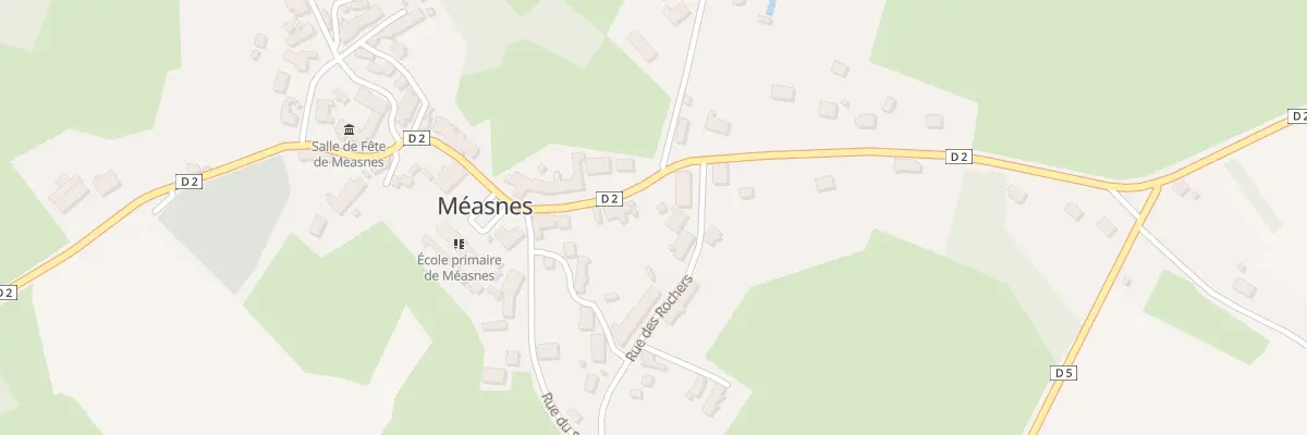 Plan du 4 Rue des Rochers à Méasnes