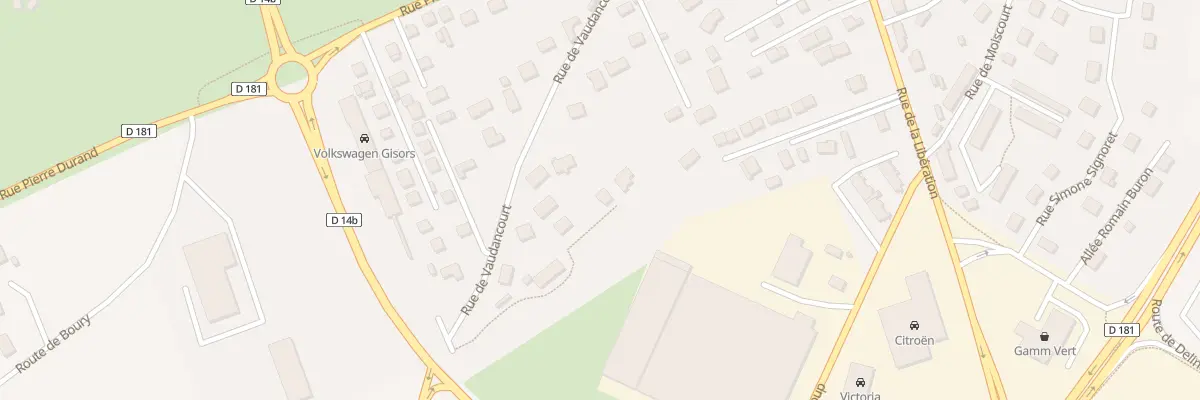 Plan du 21B Rue de Vaudancourt à Gisors