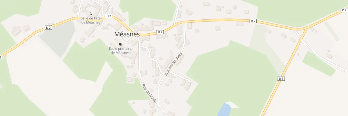 Plan du 14 Rue des Rochers à Méasnes