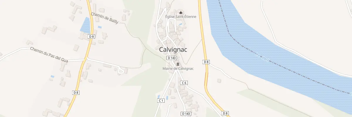 Plan du 68 Calvignac à Calvignac
