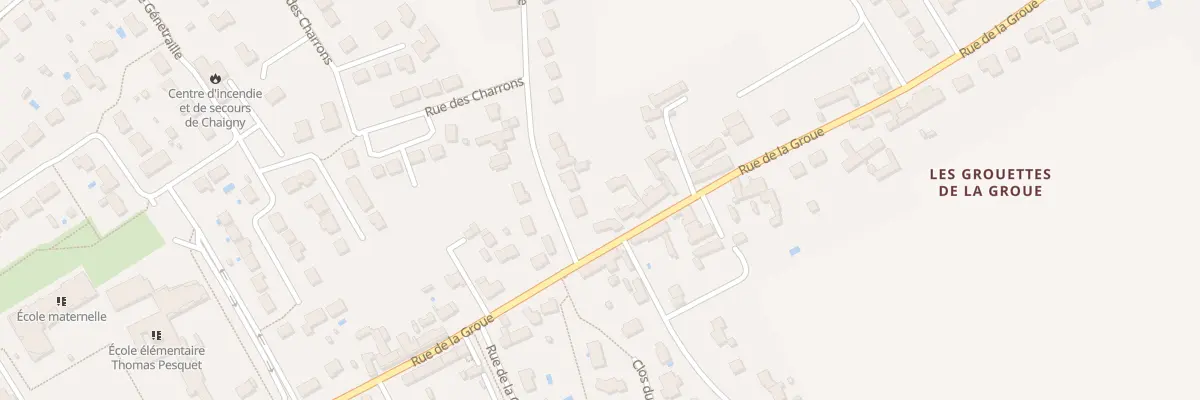 Plan du 47 Rue de la Groue à Chaingy