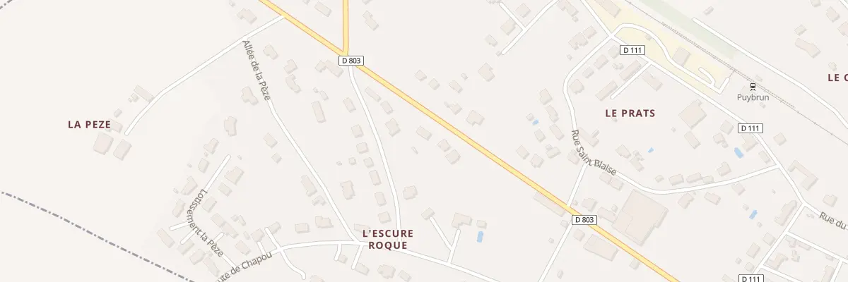 Plan du 5398 Les Prats-Sud à Puybrun
