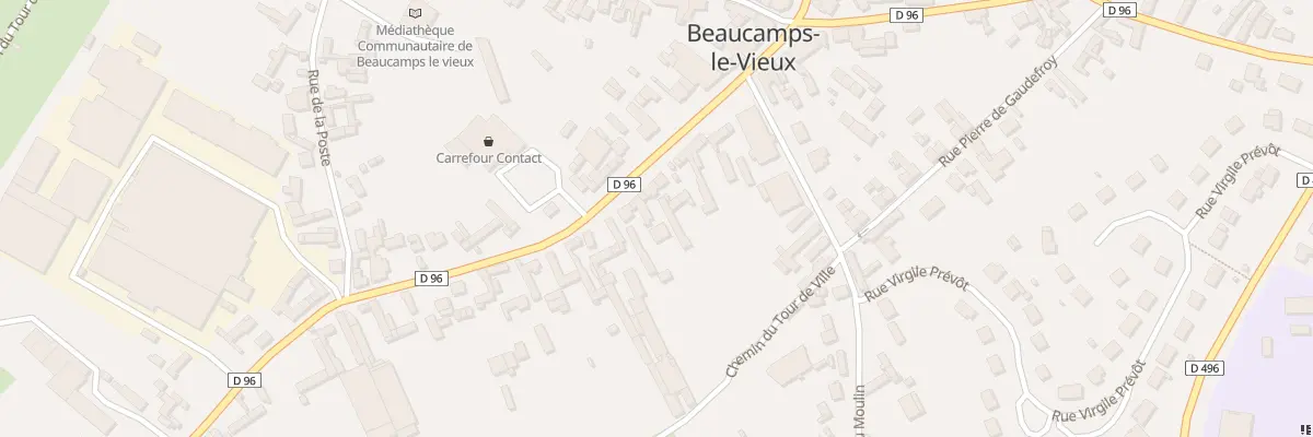 Plan du 21 Av de la Libération à Beaucamps-le-Vieux