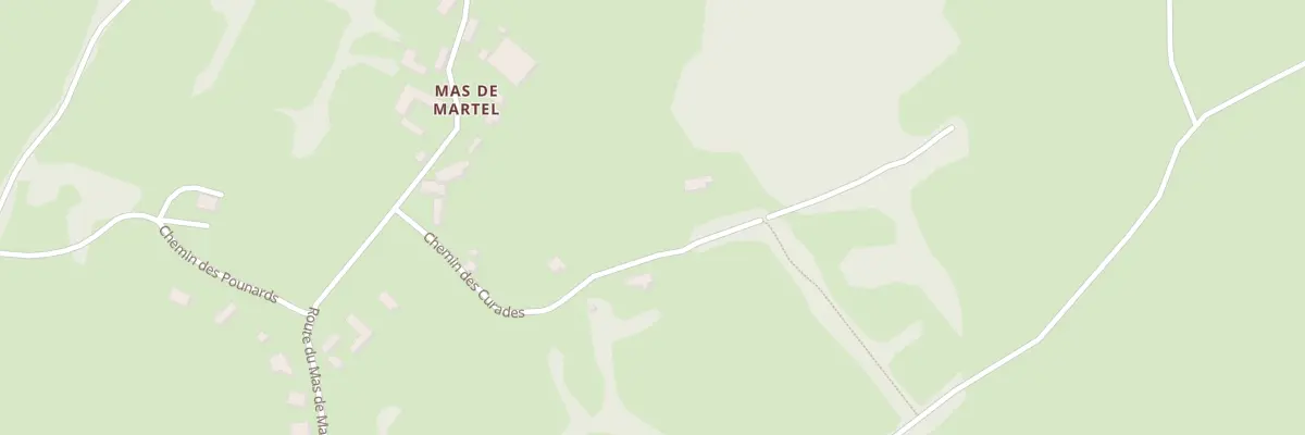 Plan du 5154F Mas de Martel à Bio