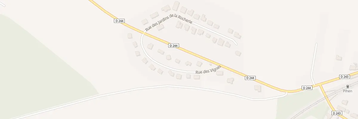 Plan du 16 Rue des Vignes à Pihen-lès-Guînes