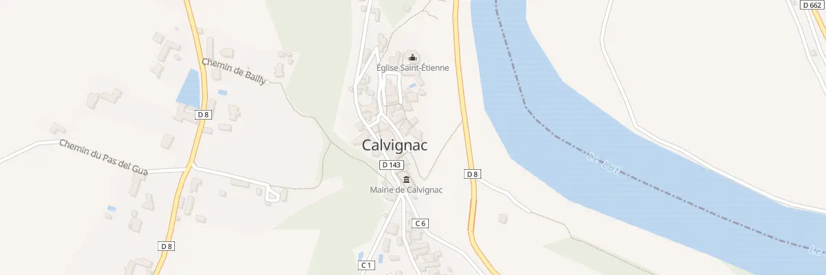Plan du 5039 Calvignac à Calvignac
