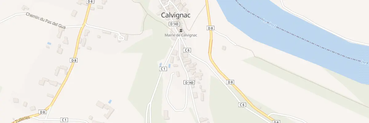 Plan du 64 Calvignac à Calvignac