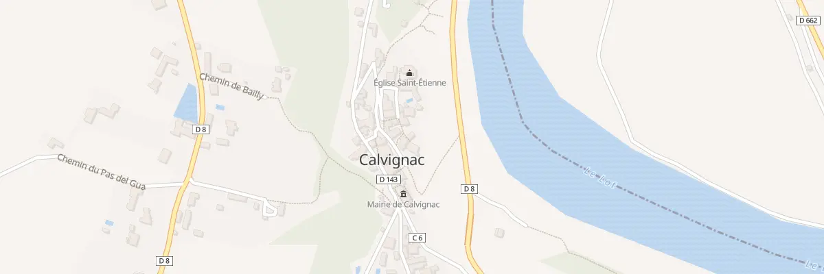 Plan du 5196F Calvignac à Calvignac