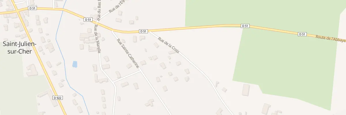 Plan du 6 Rue de la Croix à Saint-Julien-sur-Cher