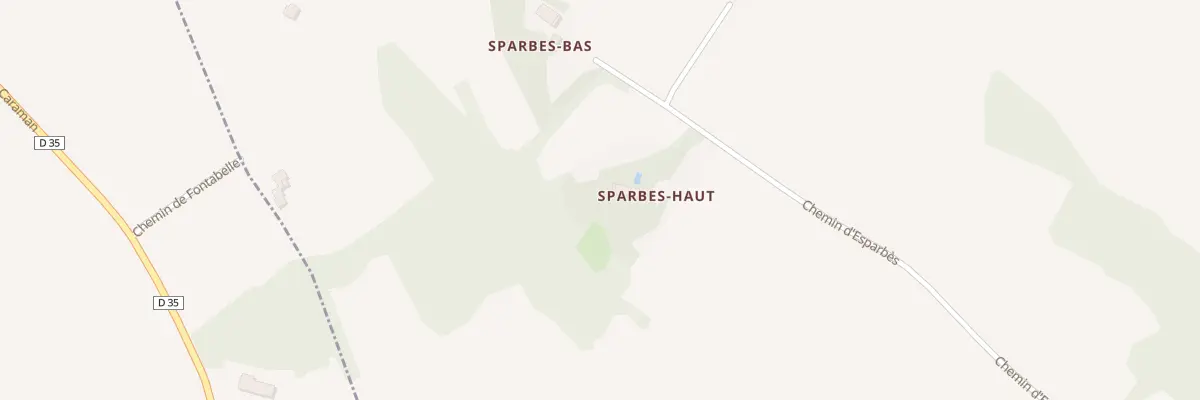 Plan du 5033 Sparbes Haut à Viviers-lès-Lavaur