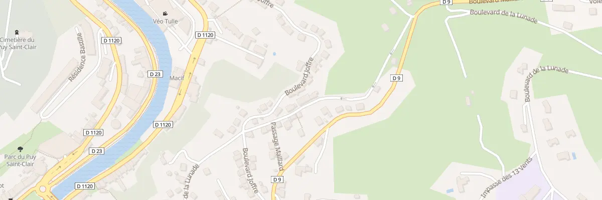 Plan du 3 Rue de la Croix Saint Jean à Tulle