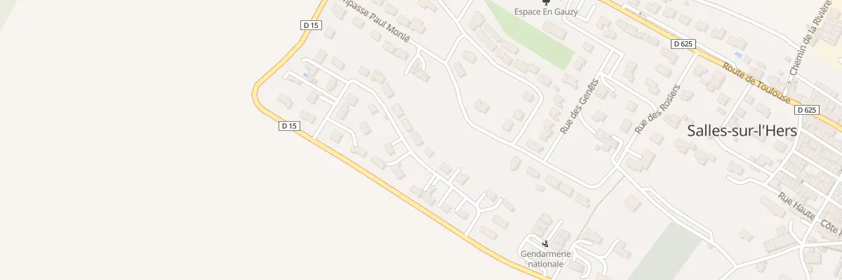 Plan du 31 Rue Francois Cazal à Salles-sur-l’Hers