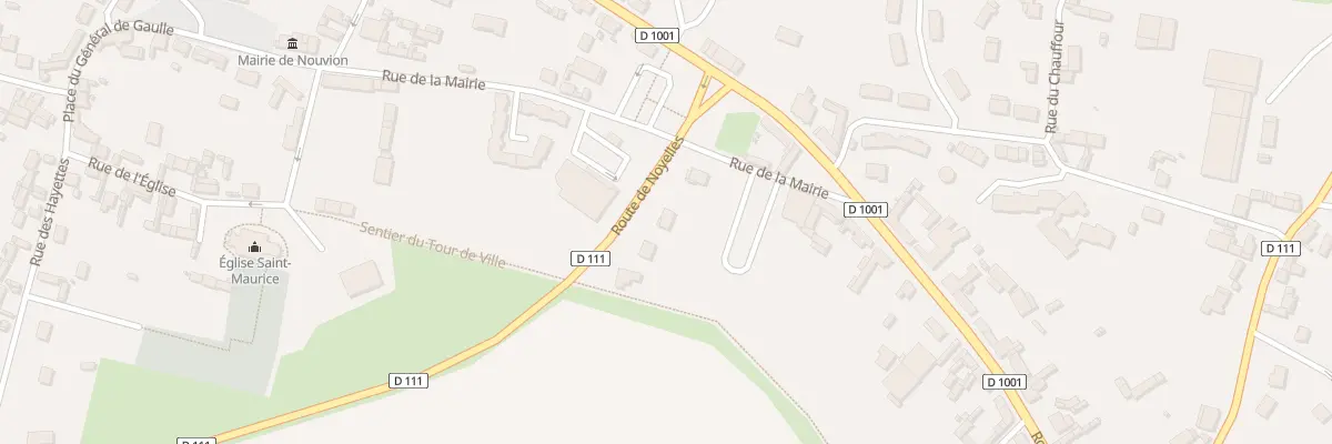 Plan du 3 Rte de Noyelles à Nouvion