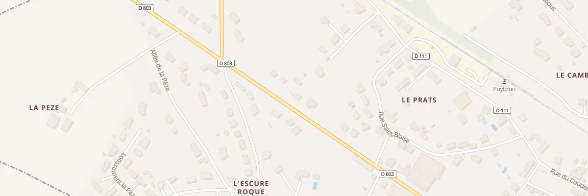 Plan du 5265A Les Prats-Nord à Puybrun